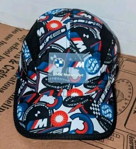 PUMA BMW M MOTORSPORT STATEMENT CAP MULTICOLOR PRINTED LIMITED EDITION UNISEX - Picture 1 of 4