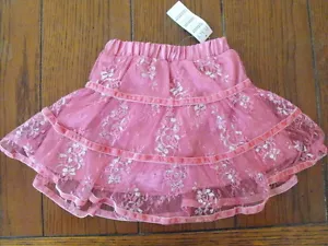 Falda de Ballet The Children's Place Niñas Skort Sedosa 6-9m Rosa Rosas Encaje Nueva con Etiquetas Nueva - Imagen 1 de 1