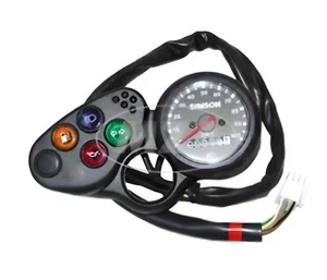 Instrumentenblock mit Facomsa - Tachometer - bis 100 km / h mit Kontrollleuchten - Bild 1 von 4