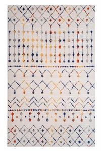 Distressed Moroccan - 2'x4', Peach, Transitional Design Area Rug - 505 - Picture 1 of 8
