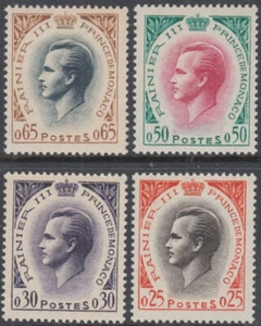 MONACO Sc # 462-5) CPL MNH PRINCE RAINIER III - Picture 1 of 1