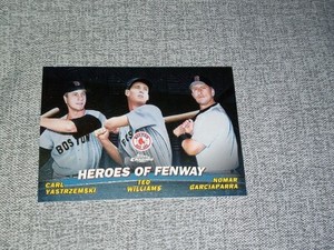 2001 Topps Chrome Combos #TC13 Yaztrzemski  Ted Williams  Garciaparra