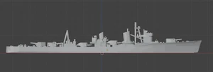 1:2400 IJN Shiratsuyu class Destroyer - Foto 1 di 2