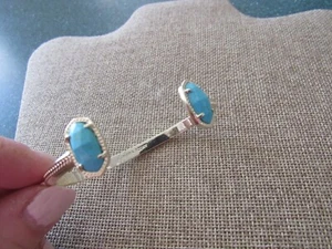 Kendra Scott Turquoise Cuff Bracelet gold plated - Picture 1 of 3