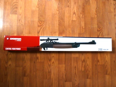 Rifle de aire comprimido Crosman 2100 Classic .177/BBs multibomba sellado/nuevo en caja disco. Foto 1 de 4