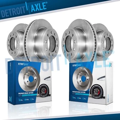 Rotores de freno de disco delanteros traseros de 15,35 pulgadas (390 mm) para 2013-2024 Ram 4500 5500 Foto 1 de 4