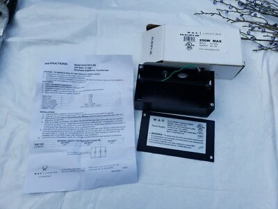 WAC Lighting Electronic Transformer CASE ONLY 120V - 12V 250W Max  EN-B12PY-AR - Image 1 of 4