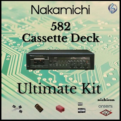 中道582盒式磁带卡座终极升级套件正品零件修复 — 第 1/4 张图片