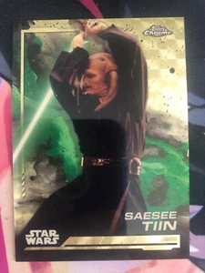 2024 Topps Chrome Star Wars Saesee Tiin Jedi SuperFractor 1/1 #146 - Picture 1 of 2
