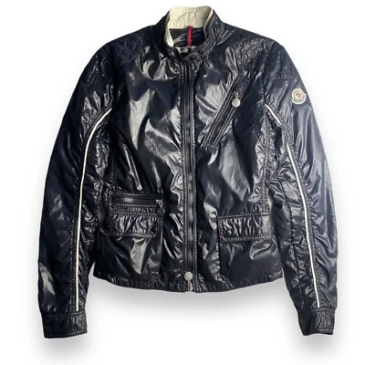 Moncler Vintage Women Black Multipocket Jacket Windbreaker Size 2 S - Image 1 of 4