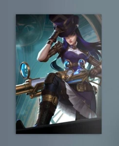 Neu Displate Riot League of Legends offizielles Caitlyn vertikales Metallposter - Bild 1 von 3