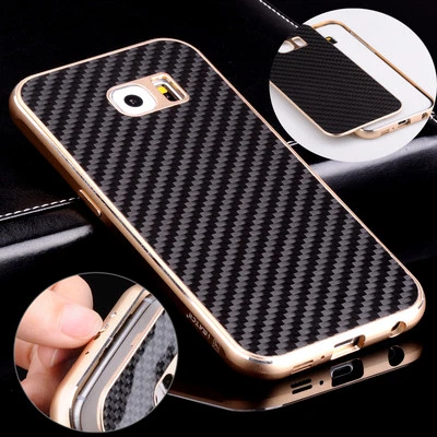 Luxury Aluminum Metal Carbon Fiber Cover Case For Samsung Galaxy Note 7  - Image 1 of 4