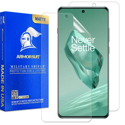 [2 Pack] ArmorSuit MilitaryShield OnePlus 12  Screen Protector Made in USA - Image 1 of 4