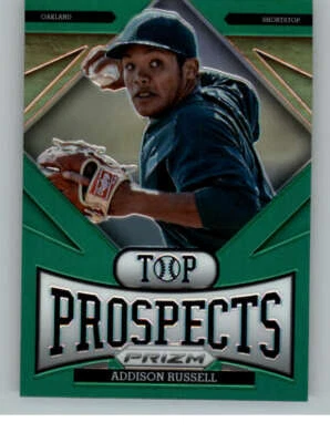 2013 Panini Prizm Top Prospects Prizms Green #8 Addison Russell (ref 138128) - Image 1 of 2