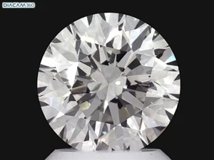 GIA Certified 2.01 CT Natural Diamond Round Brilliant Cut J SI2 - Picture 1 of 4