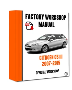 OFFICIAL WORKSHOP Manual Service Repair for Citroen C5 III 2007 - 2015 - Picture 1 of 6