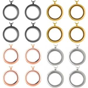 Paquete de cuatro medallones flotantes - dijes de medallón de joyería personalizados a precios al por mayor - Imagen 1 de 25