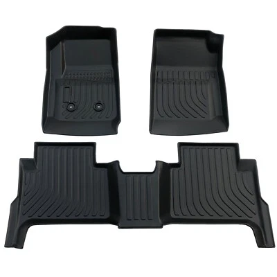 All Weather Floor Mats Liners For 2015-2022 Chevy Colorado GMC Canyon Crew Cab - Image 1 of 4
