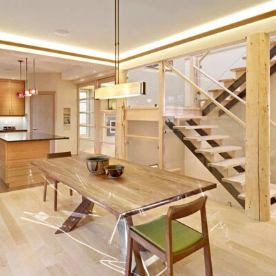 60"x90" - Crystal Clear Plastic Table Protector Tablecloth Vinyl Table Cover - Image 1 of 2