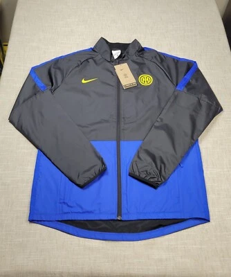 NIKE Inter Milan FC Academy Track Jacket Medium Men Black Blue Yellow AWF Soccer - Image 1 of 4