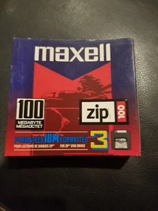 Maxell Zip Disk Paquete de 2 PC 100 MB Megabyte - Imagen 1 de 2