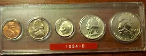 1954 D ARGENTO NON CIRCOLATO MINT SET-SCELTA ROM THE DENVER MINT - Foto 1 di 9