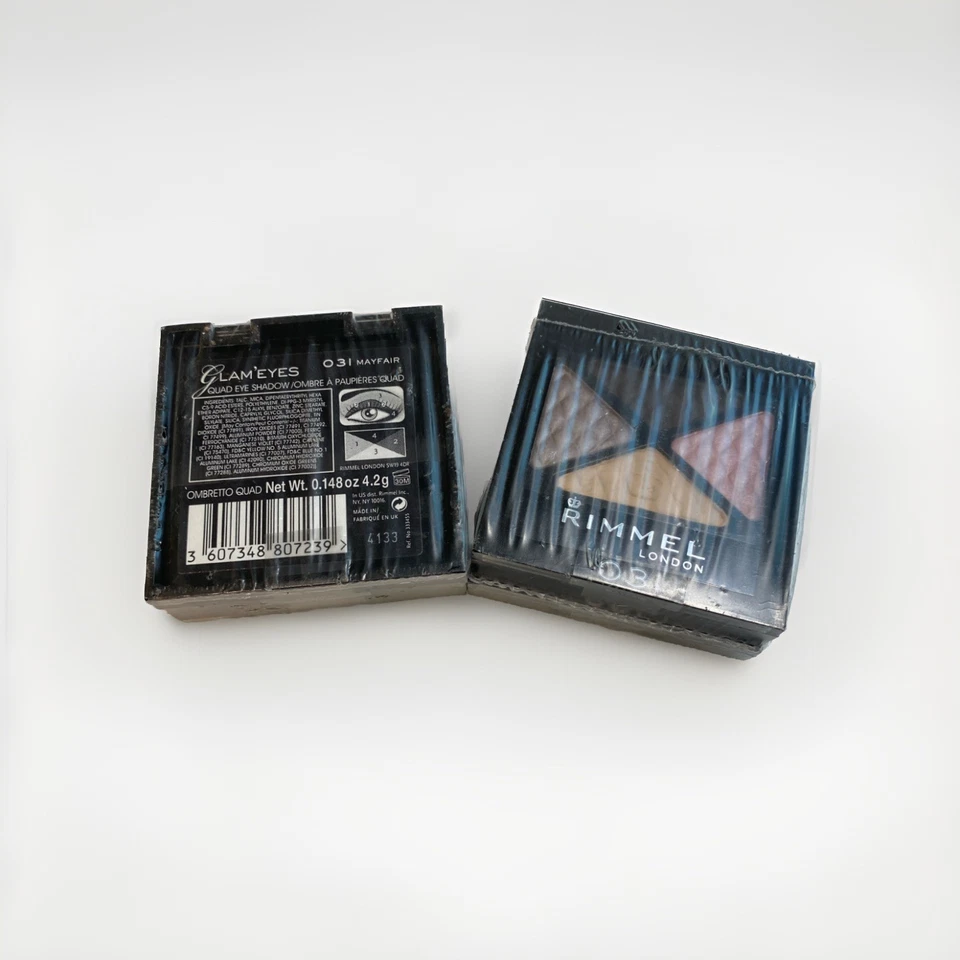 2x Sombra de ojos cuádruple Rimmel Glam 'Eyes # 031 MAYFAIR, 0,148 oz Foto 1 de 1