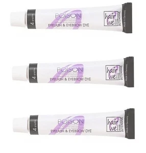 3x Hairwell Eyelash & Eyebrow Tint 4. Graphite SAME DAY POST AUS SELLER - Picture 1 of 2