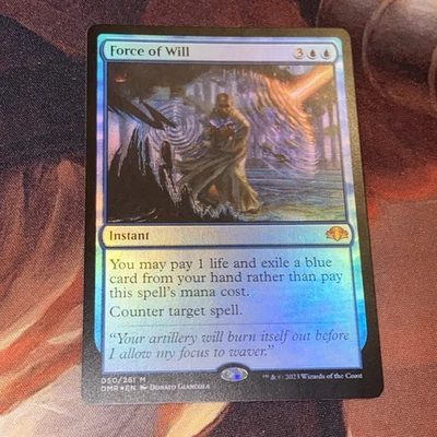 Force Of Will X1 Mtg Dominaria Remastered Nm Foil - Image 1 of 2