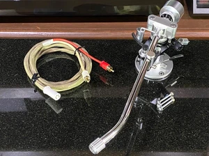 SONY PUA-1600L Tonearm w/ Genuine PHONO Cable Main Lateral Weight Tested GS03 - Picture 1 of 13