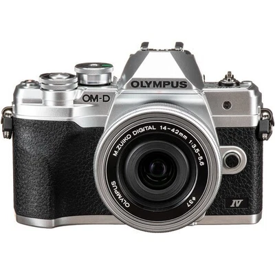 Reconditioned Olympus OM-D E-M10 Mark IV Mirrorless Camera Kit with 14-42mm Lens - Image 1 of 4
