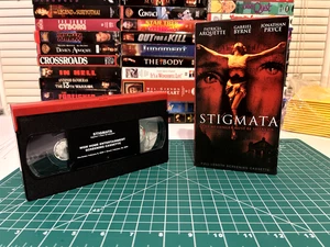 Stigmata (R) VHS (1999) Vintage Horror - RARE PROMOTIONAL TAPE - Red/Black - Picture 1 of 3