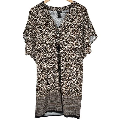 Vestido Coco Reef Raya Cubre Guepardo Salvaje Ikat S Nuevo sin Etiquetas Foto 1 de 4