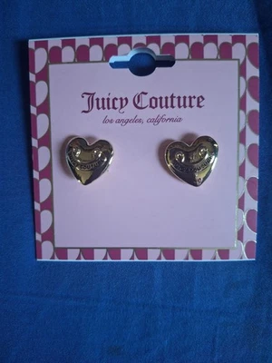 Pendientes corazón oro Juicy Couture Foto 1 de 3