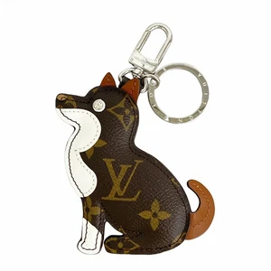 Louis Vuitton Shiba Inu Monogram LV Key Chain Charm MP1995 Kim Jones Era - Picture 1 of 5