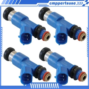 4PCS Dark Blue 50cc Fuel Injectors 16611-AA720 16611AA720 For Subaru WRX 2.5L - Picture 1 of 7