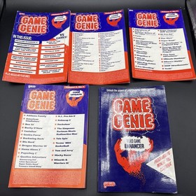 Game Genie Enhancer Codebook & Programming Manual NES & CODE UPDATE Nintendo Lot