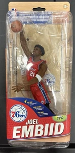 McFARLANE TOYS NBA SERIES 32 JOEL EMBIID NIB NEW IN BOX UNUSED 76ers RED JERSEY - Picture 1 of 2