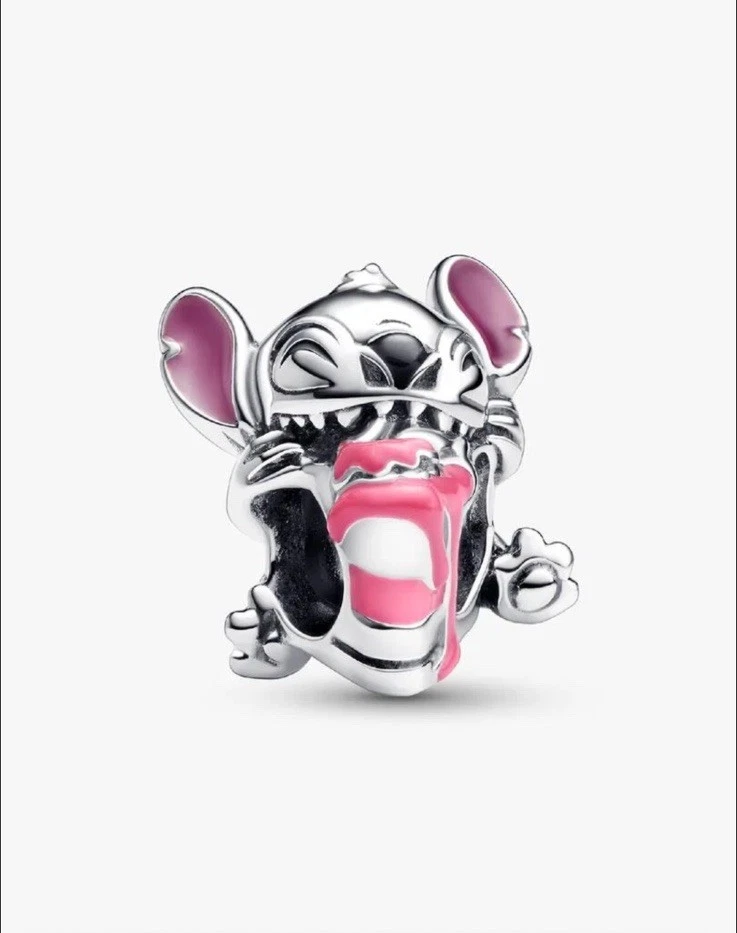 Pandora Disney Stitch Geburtstagstorte Charm Anhänger - Bild 1 von 1