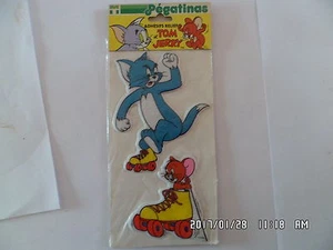 Ancien ADHESIF RELIEF PEGATINAS TOM ET JERRY   K19 - Picture 1 of 1