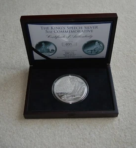 Britannia King's Speech 2014 Silber PP 5oz Münze COA - Bild 1 von 3