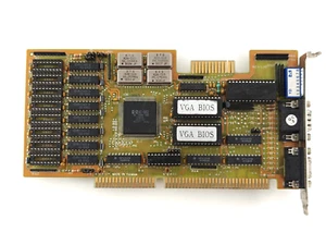 Very rare Toshiba Gemini VC-002, ISA 16 & 8 bit, VGA 15 & 9 pin, 256 KB , 1989 - Picture 1 of 4