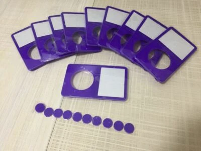10X PURPLE Front Faceplate Housing Case Cover + Button For iPod Video 30/60/80GB - Изображение 1 из 4