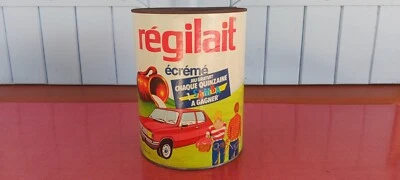 GRANDE BOITE REGILAIT LAIT 1983 SIMCA SAMBA TALBOT Régilait PEUGEOT CITROEN - Photo 1/4