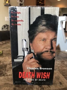 NEW 1993 DEATH WISH with Charles Bronson VHS Tape FACTORY SEALED - Picture 1 of 2