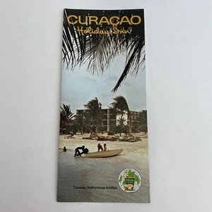 Folleto de hotel vintage de Curazao Holiday Inn ¿historia de viajes publicidad década de 1970? - Imagen 1 de 3