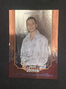 STAR WARS DANIEL LOGAN AUTOGRAPHED CARD 83 PRIVATE SIGNINGS 182/250 DONRUSS 2008
