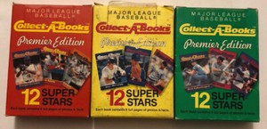 1990 MLB COLLECT-A-BOOKS 3 BOX SEALED SET BOX 1,2 & 3