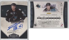 2010-11 Panini Dominion /199 Justin Braun #217 Rookie Auto RC