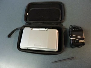 Nintendo DS Titanium Color with Case & Charger Working Condition - Picture 1 of 6